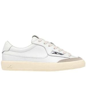 Autry Windscape Low Leather Sneakers - White
