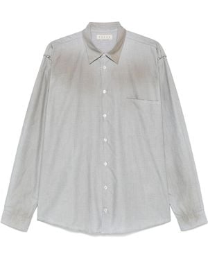 Paura Erzin Oversized Shirt - Gray