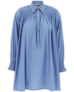 Le twins 'Bianca' Kleid - Blau