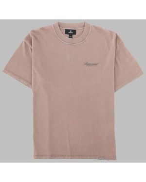 Represent T Shirt Con Logo - Natural