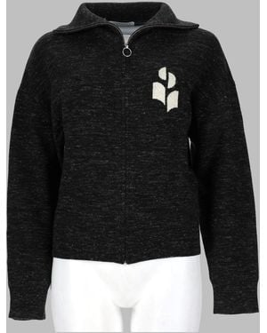Isabel Marant Felpa "Koxy" Con Zip - Black