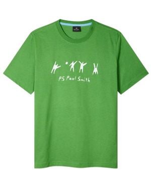 Paul Smith Camiseta Reg Fit Voleibol para Hombre - Verde