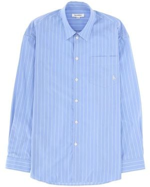 SPORTY&RICH Shirt With Logo - Blue