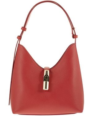 Furla Goccia S Hobo Shoulder Bag - Red