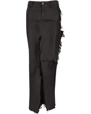 Rick Owens Denim Sliced Rock Drkshdw - Schwarz