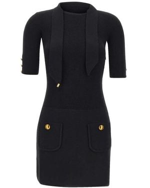 Elisabetta Franchi Vestido Corto - Negro