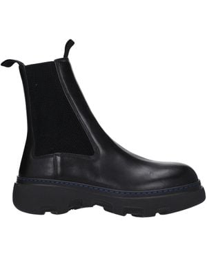 Burberry Chelsea Boots Leather - Black