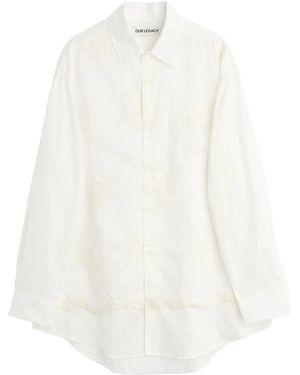 Our Legacy Ons Legacy Vast-shirt - Wit