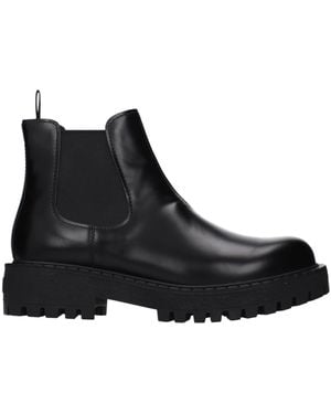 Prada Ankle Boots Leather - Black