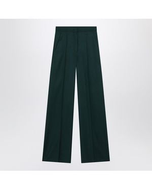 Max Mara Straight Trousers - Green