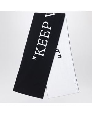 Off-White c/o Virgil Abloh Keep Warm/ Wool Scarf - Black