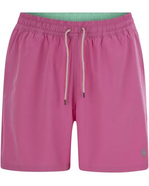 Polo Ralph Lauren Traveller Classic 14.6 Cm Beach Boxers - Pink