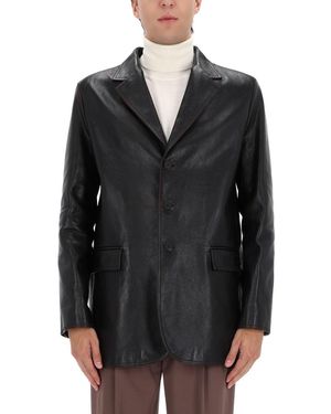 Gucci Leather Jacket - Black