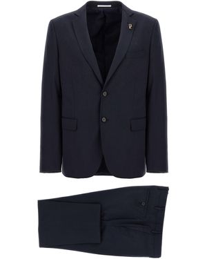 Pal Zileri 'Duca' Kleid - Blau