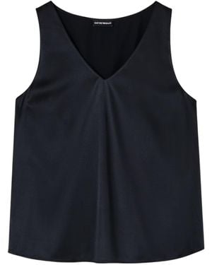 Emporio Armani Shirts schwarz - Blau