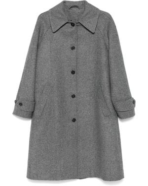 Officine Generale Aretha Mantel - Grau