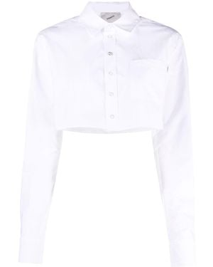 Coperni Cropped Blouse - Wit