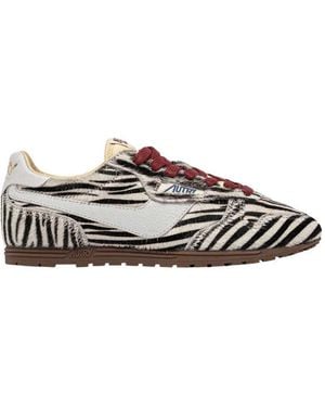 Autry Windspin Low Wom Pz01 Pony/crack Zebra/wit