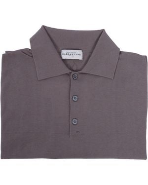 Ballantyne Short Sleeves Polo - Purple