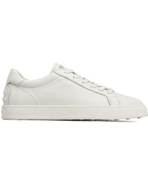 Tod's Leahter Trainers - White