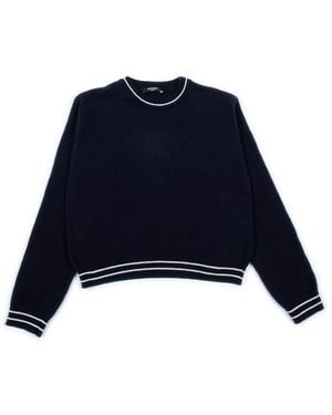 Balmain Strickpullover - Blau