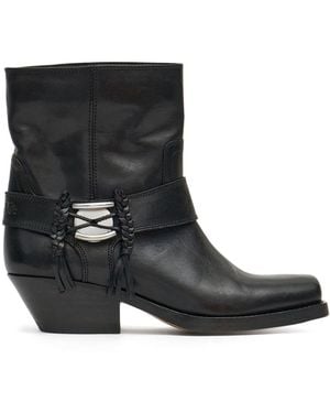 Isabel Marant 'Akson Gaucho' Ankle Boots - Black