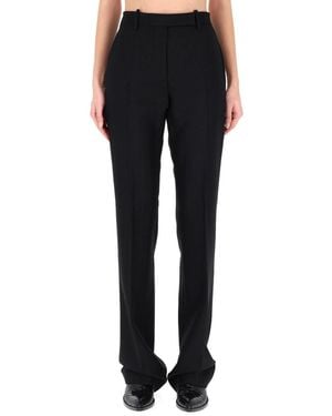 Tom Ford Sharp Herringbone Tailored Straight Pants - Blue