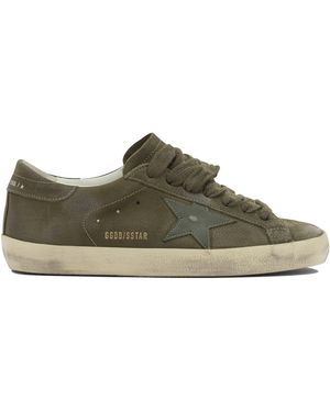Golden Goose "Super-Star" Trainers - Green