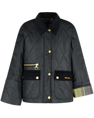 Barbour 'Martha' schwarze Polyesterjacke