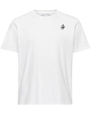 JW Anderson J.W.Verson T -Shirts und Polos White - Weiß
