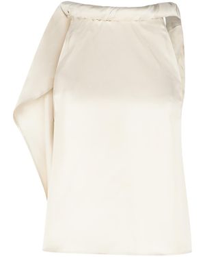 Loulou de Saison 'Wilma' Silk Top - Natural