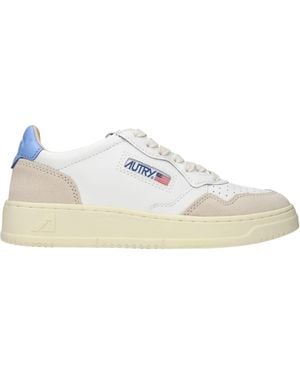 Autry Trainers Medalist Leather/Dark - Blue