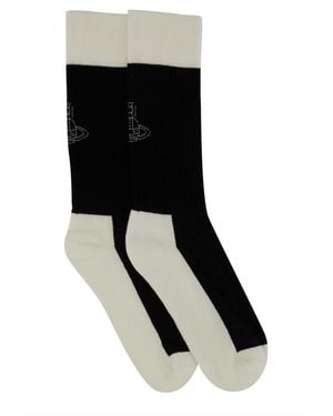 Vivienne Westwood Socks With Logo - Black