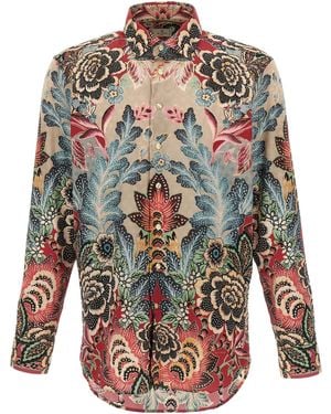 Etro Flower And Foliage Shirt - Multicolor