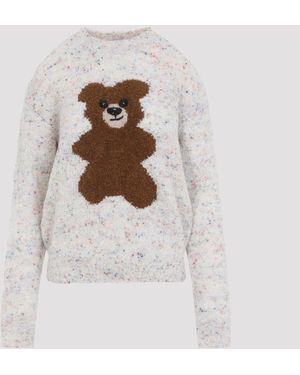 Moschino Bear Jumper - White