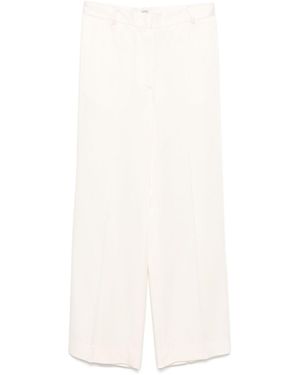 TOTEME Wide-Leg Trousers - White