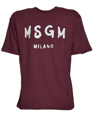 MSGM T-Shirts und Polos - Lila