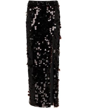 P.A.R.O.S.H. P.A.R.O..H. Skirt With Macro Sequins Polyamide - Black