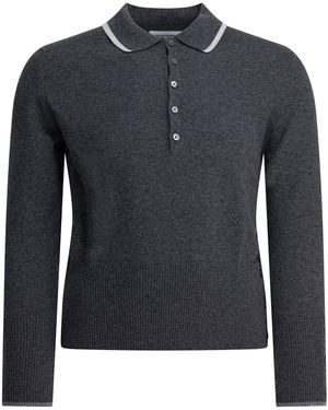 Thom Browne "Browne 65" Poloshirt - Schwarz