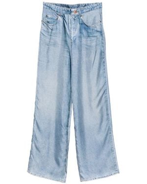 Pierre Louis Mascia Seidenhose - Blau