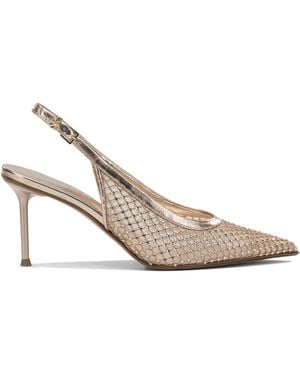 Sergio Levantesi Slingback "Greta6 70 Mm" - Blanc