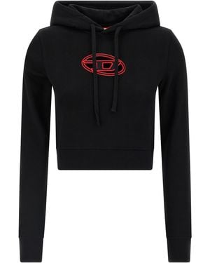 DIESEL 'Slimmy Hood' Sweatshirt - Black