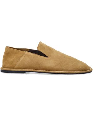 Ami Paris Flache Schuhe Beige - Natur