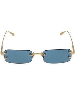 Linda Farrow Occhiali Da Sole Lfl1131 A Taylor C14 Gollo Giallo/Oro Chiaro/17/140 - Blu