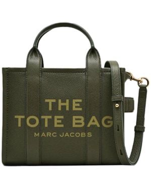 Marc Jacobs Borsa A Mano The Leather Small Tote Bag - Green
