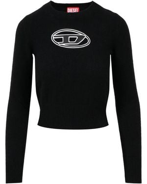 DIESEL Pullover schwarz