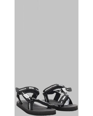Palm Angels Mini Kids' Stylish Sandals - Black