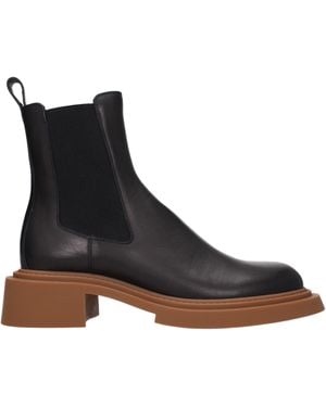 Loewe Boots Männer Leder schwarz