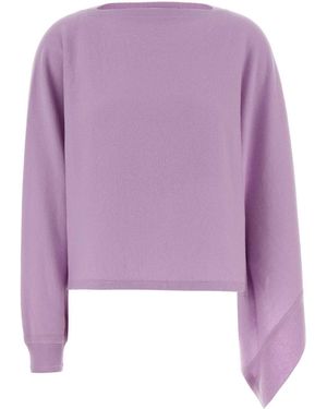 Jil Sander Cape W/ One Sleeve - Purple