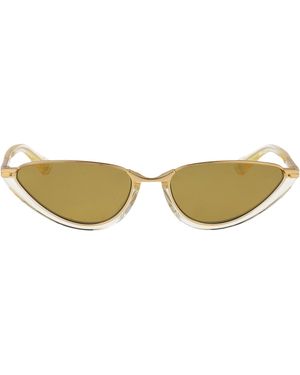 Bottega Veneta Cat Eye Sunglasses Bv1346 S 003 - Yellow
